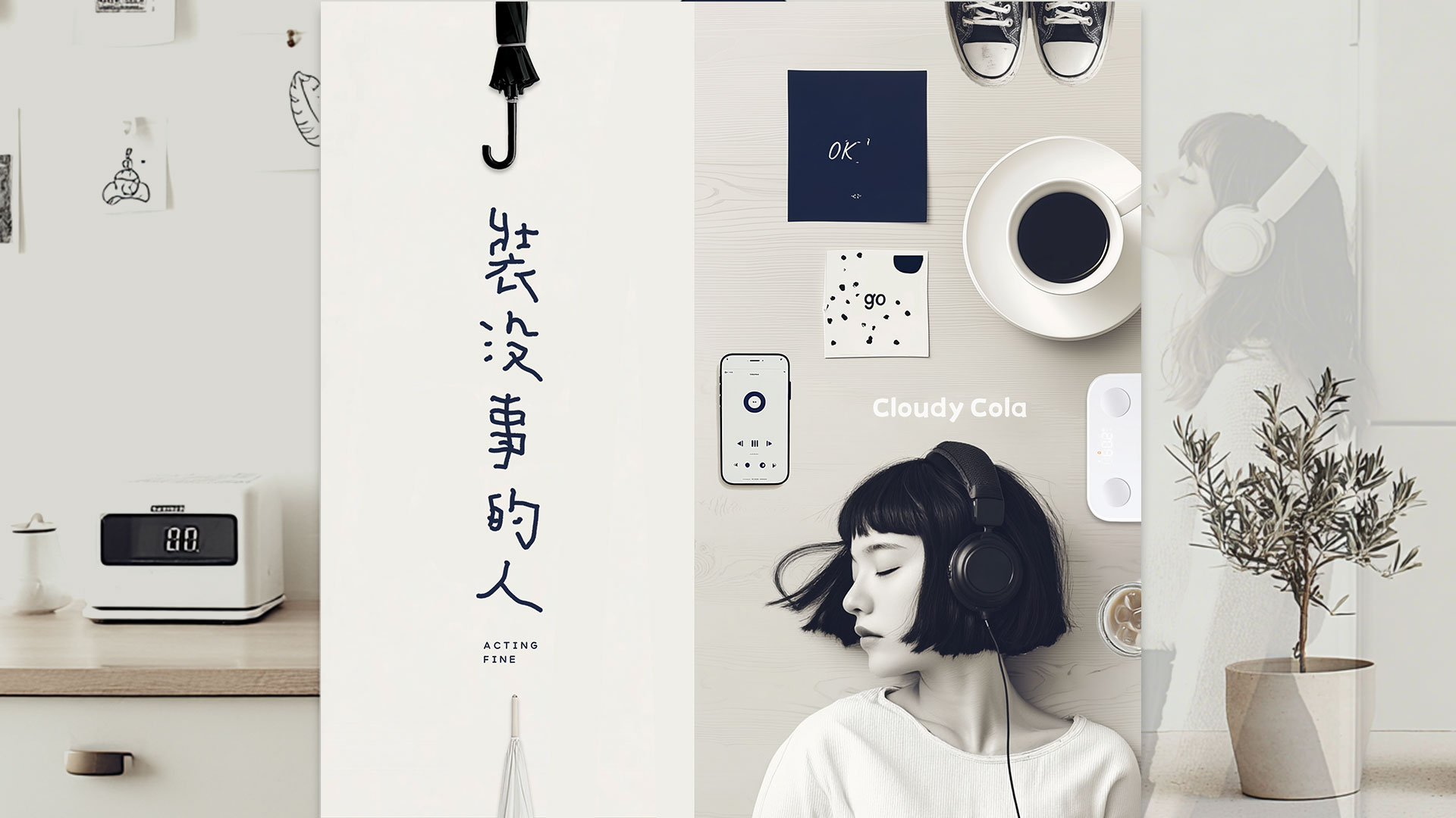 Cloudy Cola | 裝沒事的人 | 歌詞 | Vol.04 | Indie Pop Groove